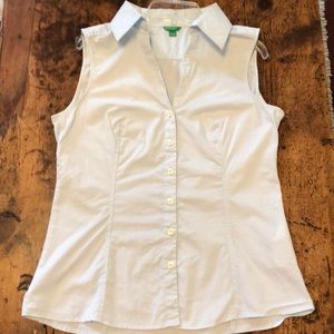 United Colors of Benetton sleeveless blue blouse